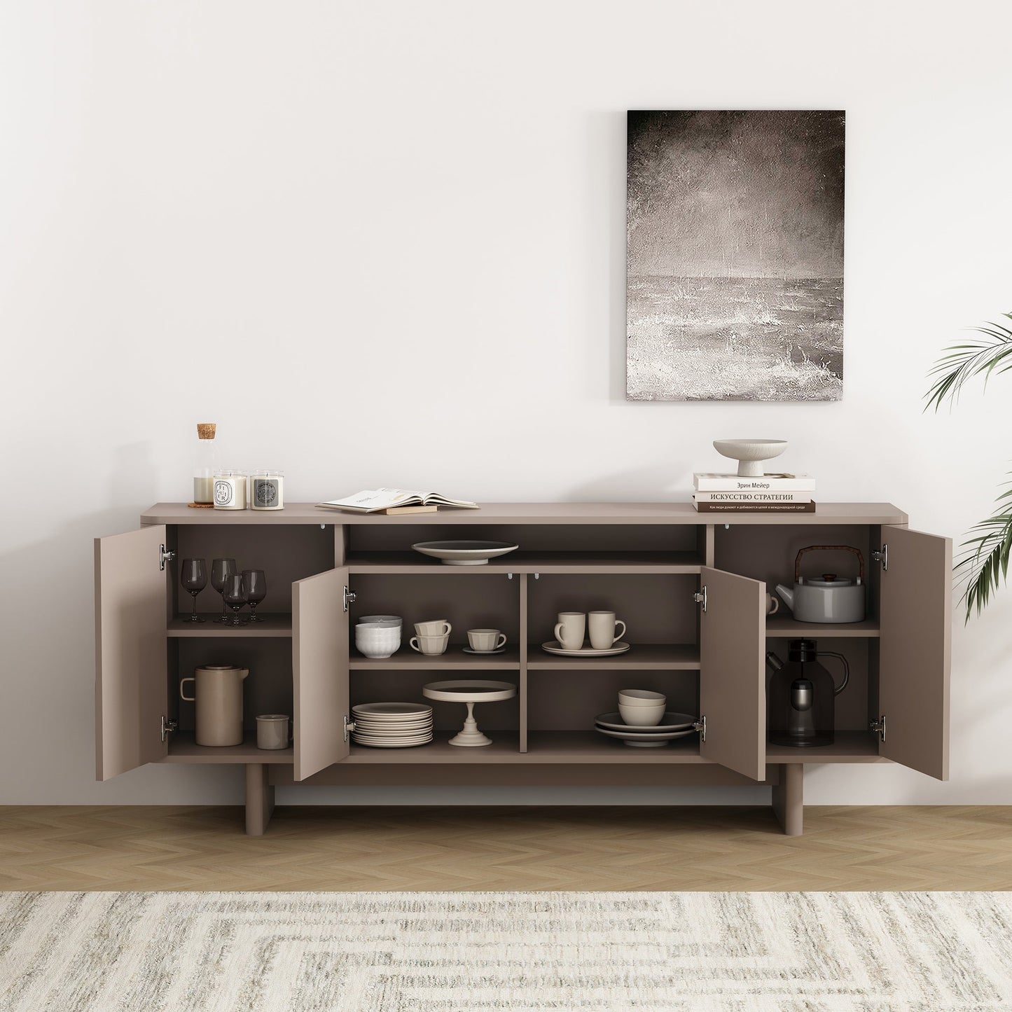 Manhattan Comfort Ella 70.86" Sideboard