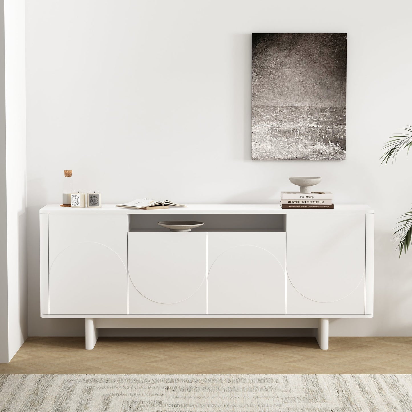 Manhattan Comfort Ella 70.86" Sideboard