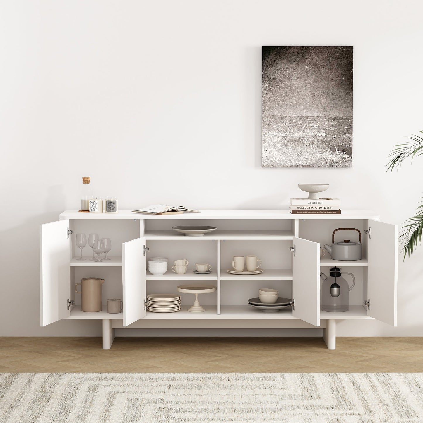 Manhattan Comfort Ella 70.86" Sideboard