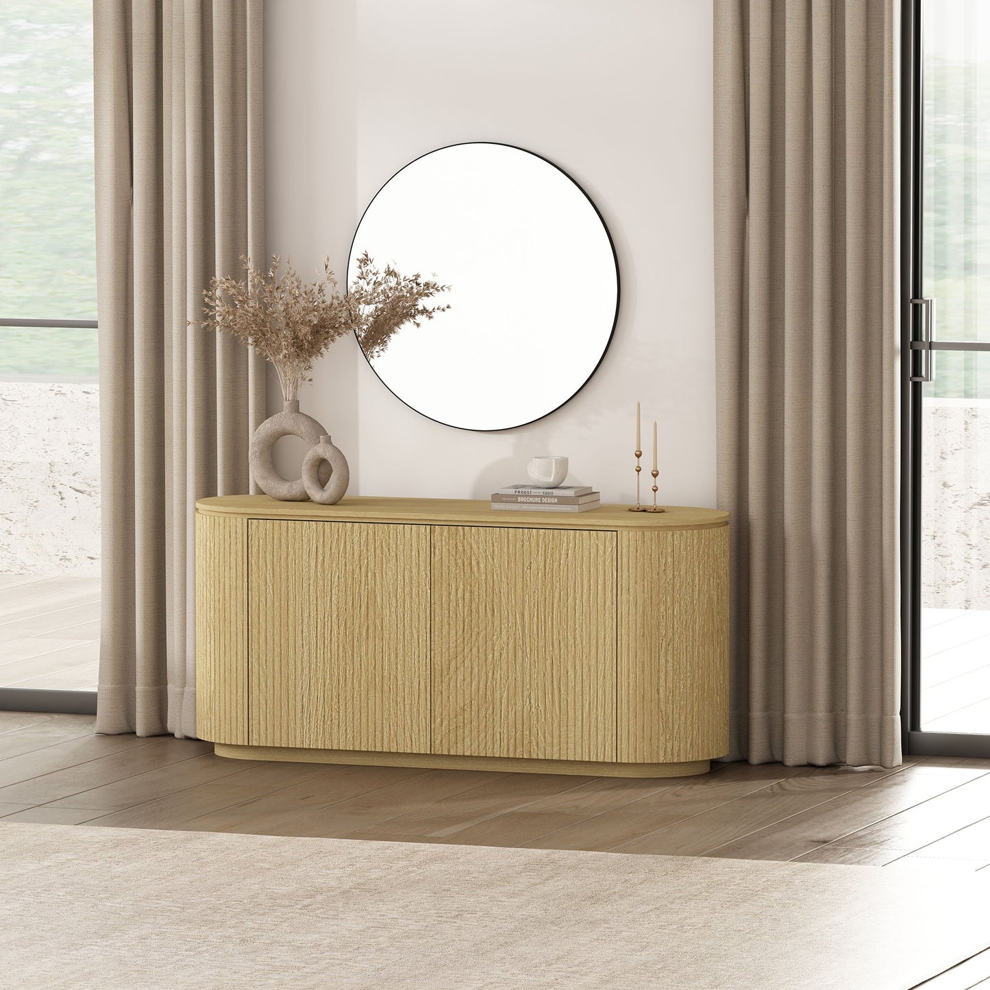 Manhattan Comfort Olivia 60" Sideboard