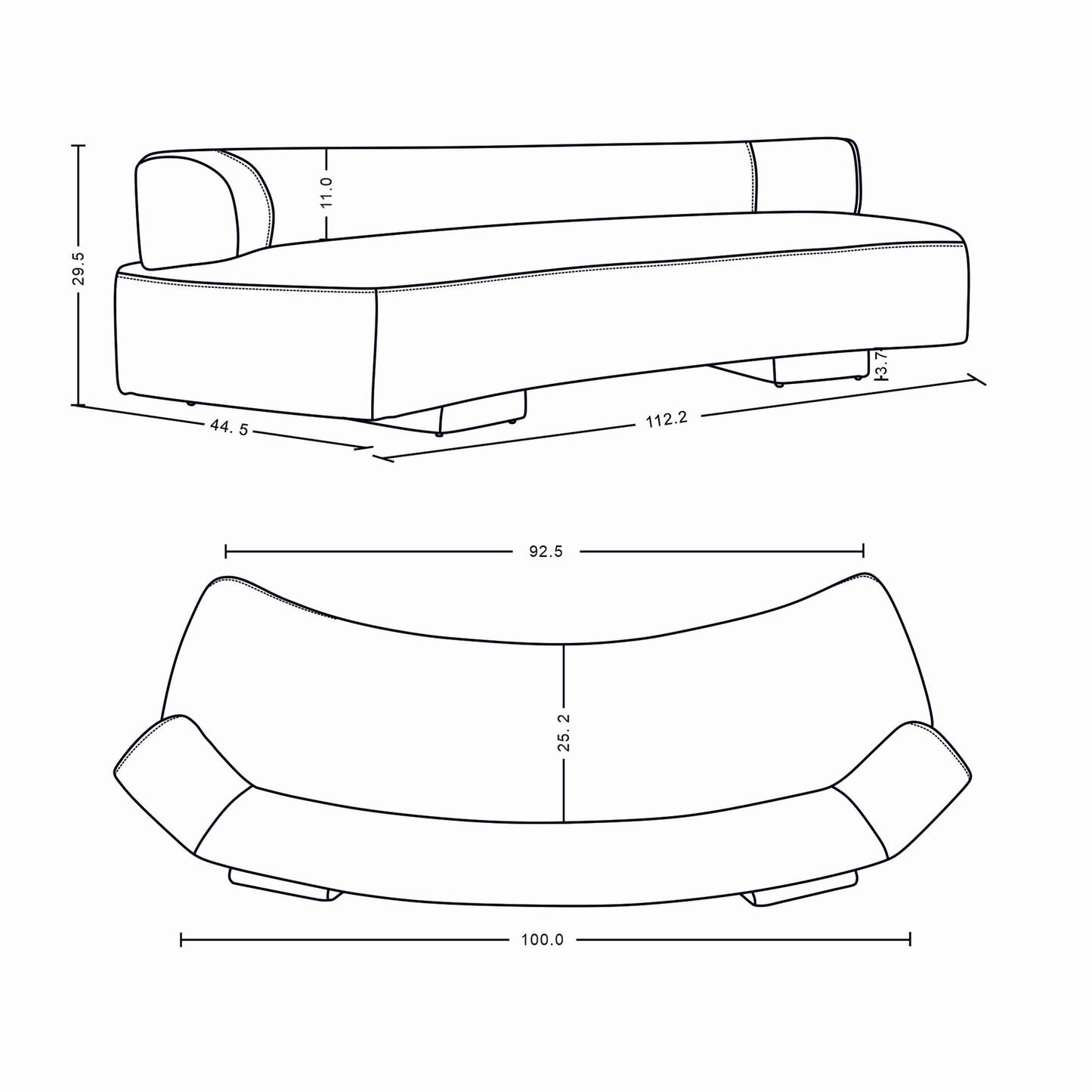 Manhattan Comfort Verandah Sofa
