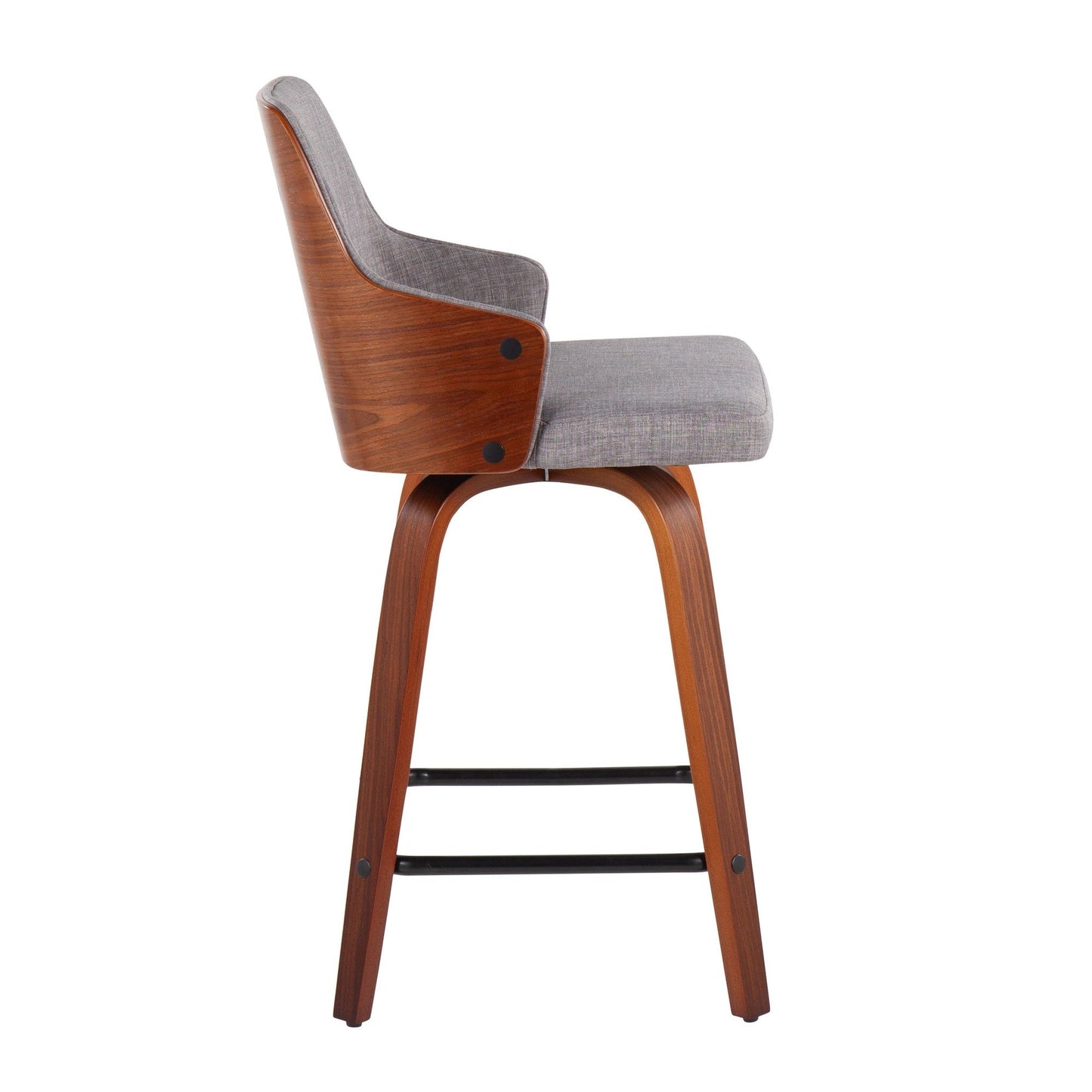 Majestic Office Furniture 24" Fixed-Height Counter Stool - Set of 2