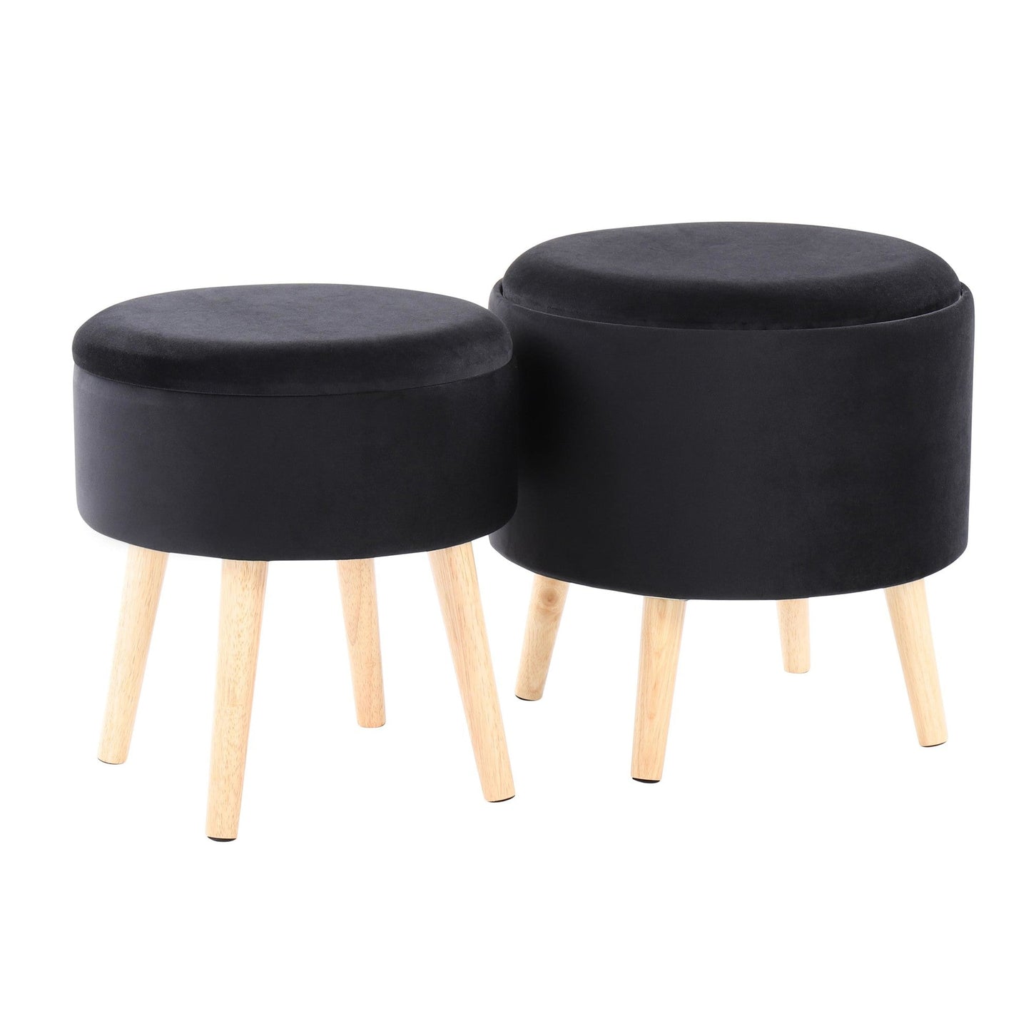 Lumisource Tray Storage Ottoman Set