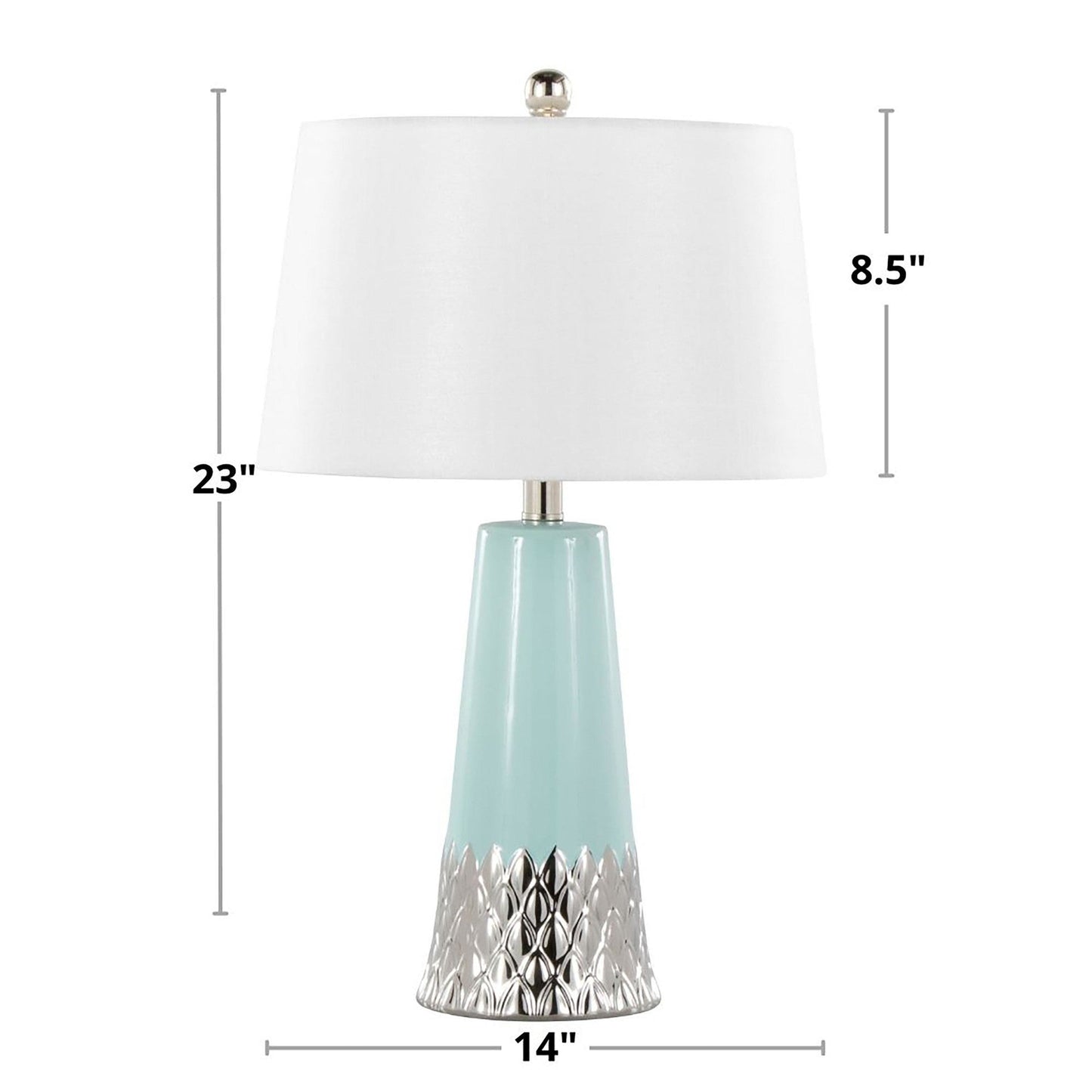 Lumisource Penelope 22" Ceramic Table Lamp