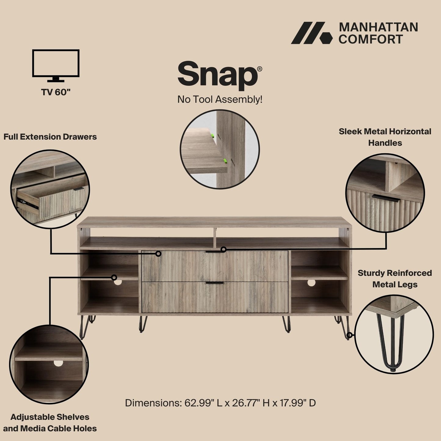 Manhattan Comfort DUMBO TV Stand
