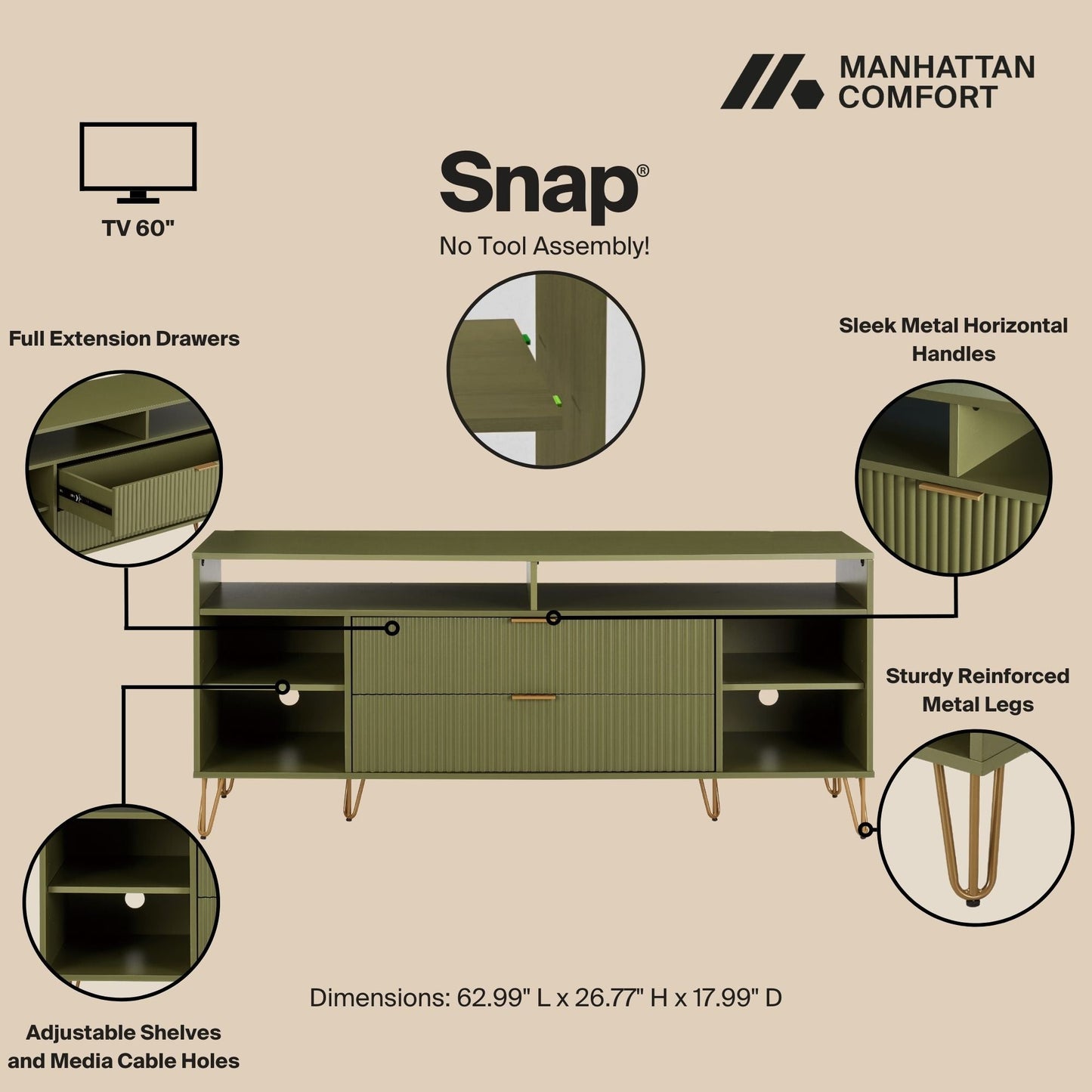 Manhattan Comfort DUMBO TV Stand