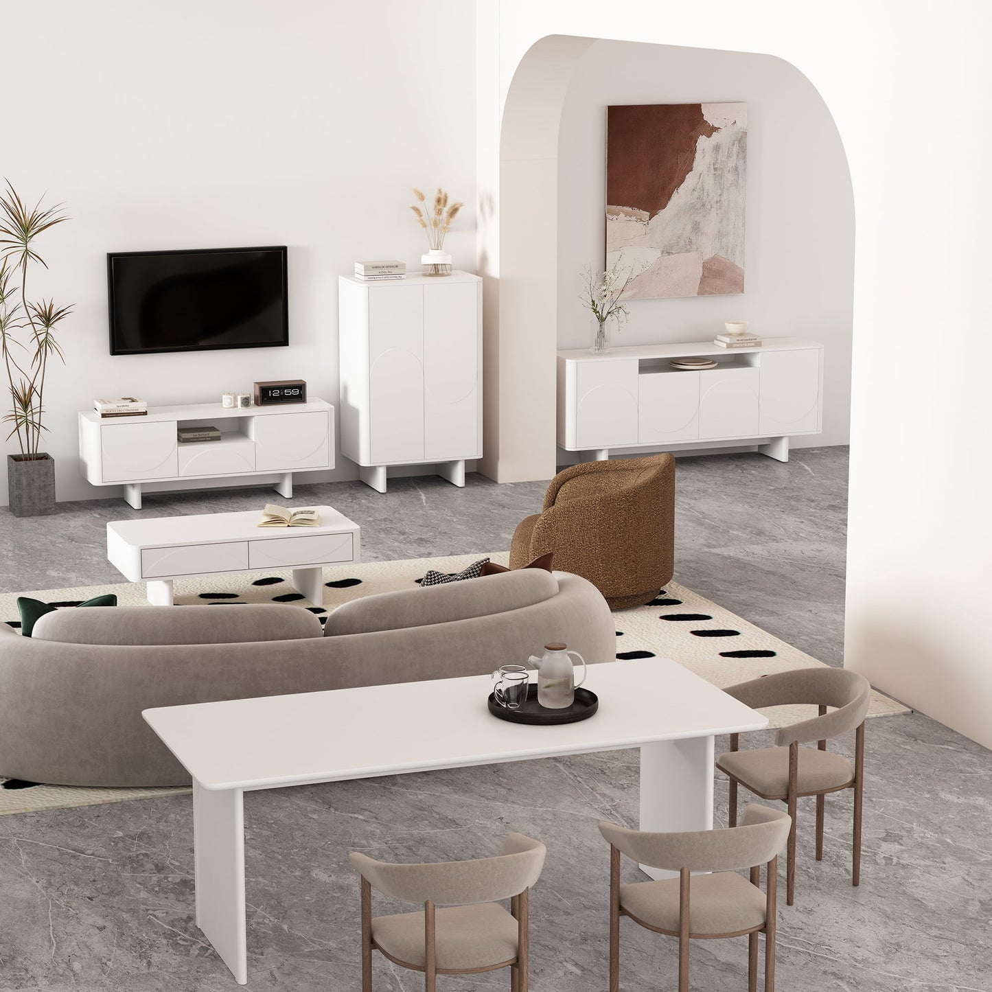Manhattan Comfort Ella 59" TV Stand
