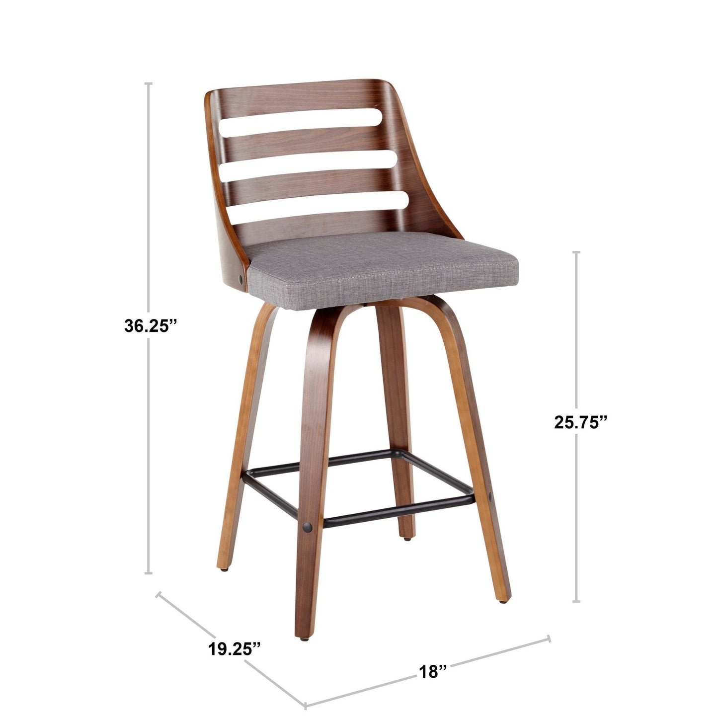 Majestic Office Furniture 26'' Fixed-Height Counter Stool - Set of 2