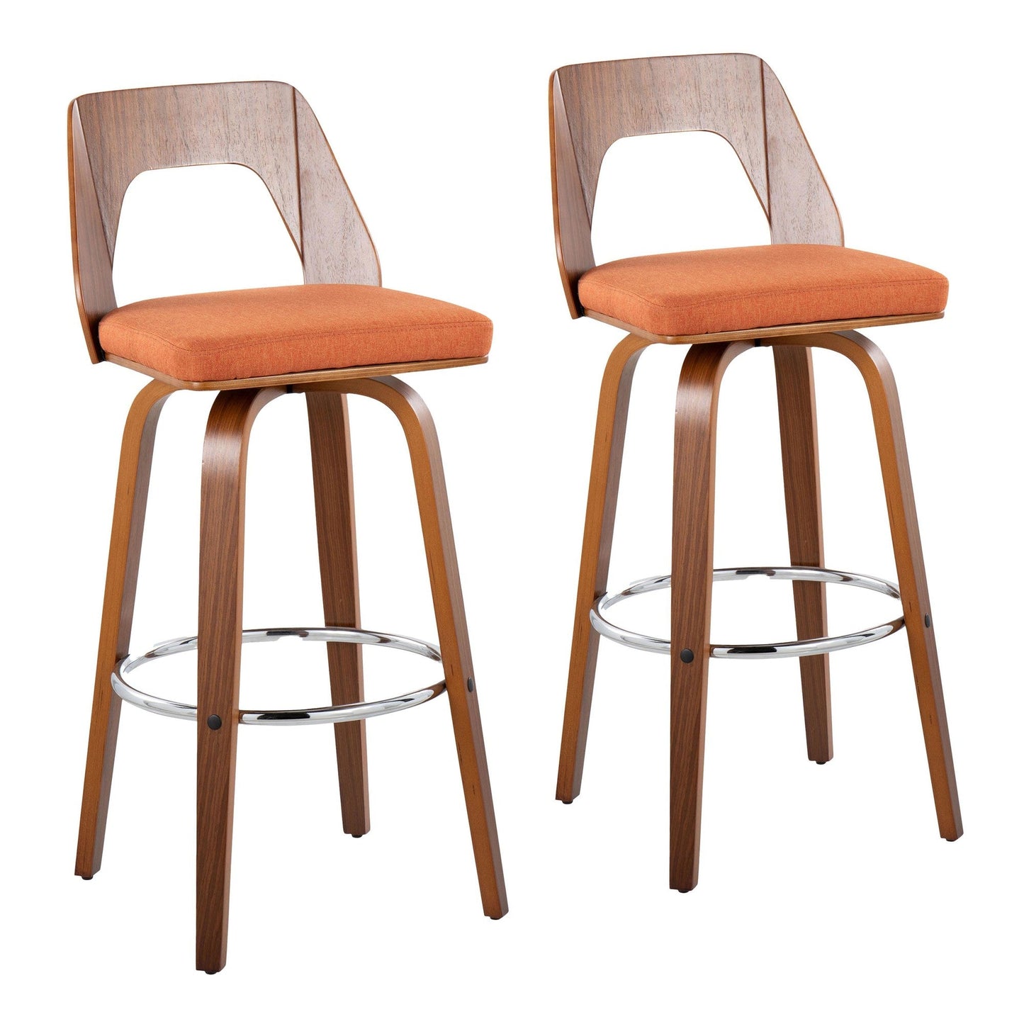 Majestic Office Furniture 30" Fixed-Height Barstool - Set of 2