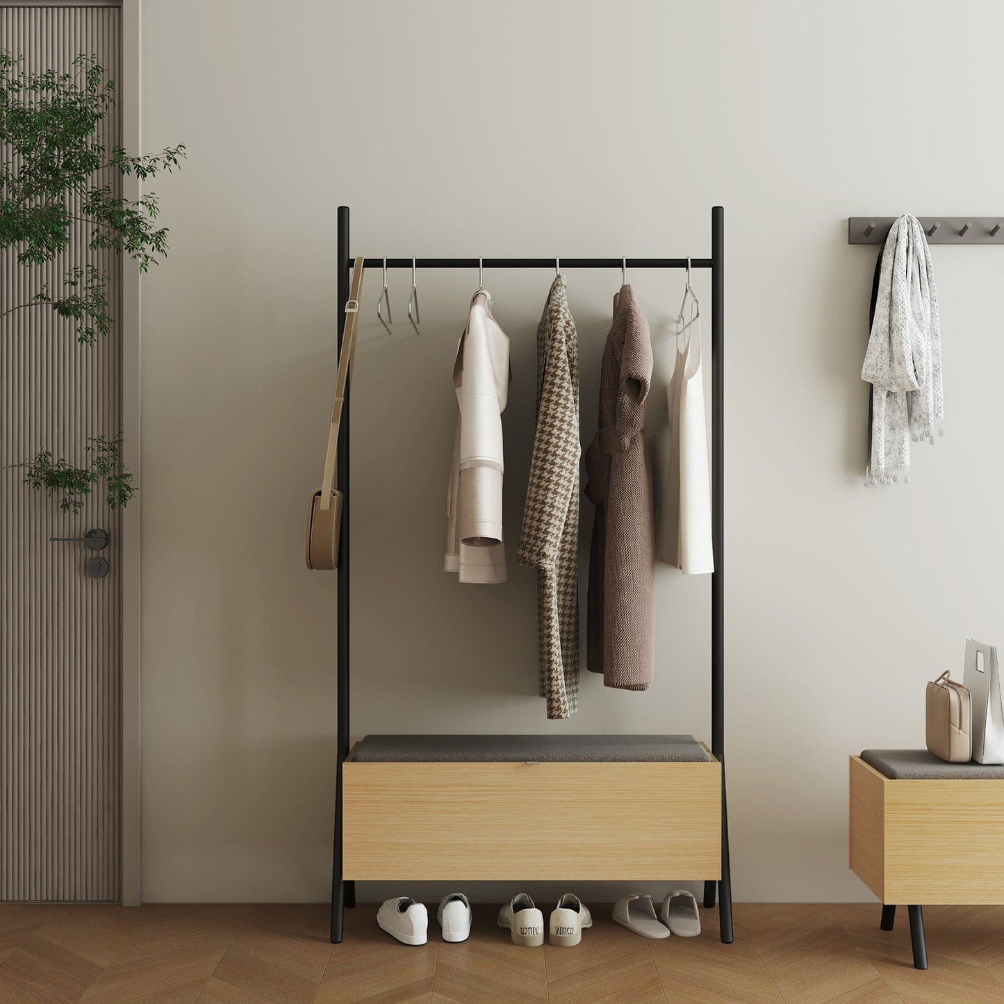 Manhattan Comfort Paloma Open Hanging Closet - Set of 1