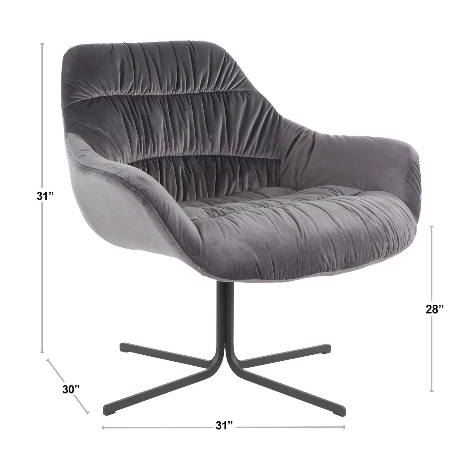 Majestic Office Furniture Swivel Lounge Chair