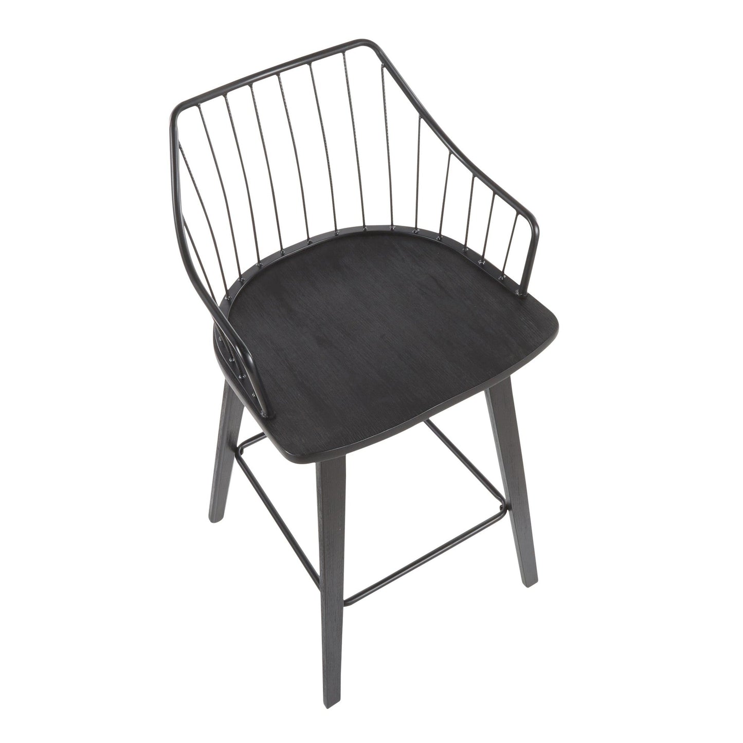 Majestic Office Furniture 26" Fixed-Height Counter Stool
