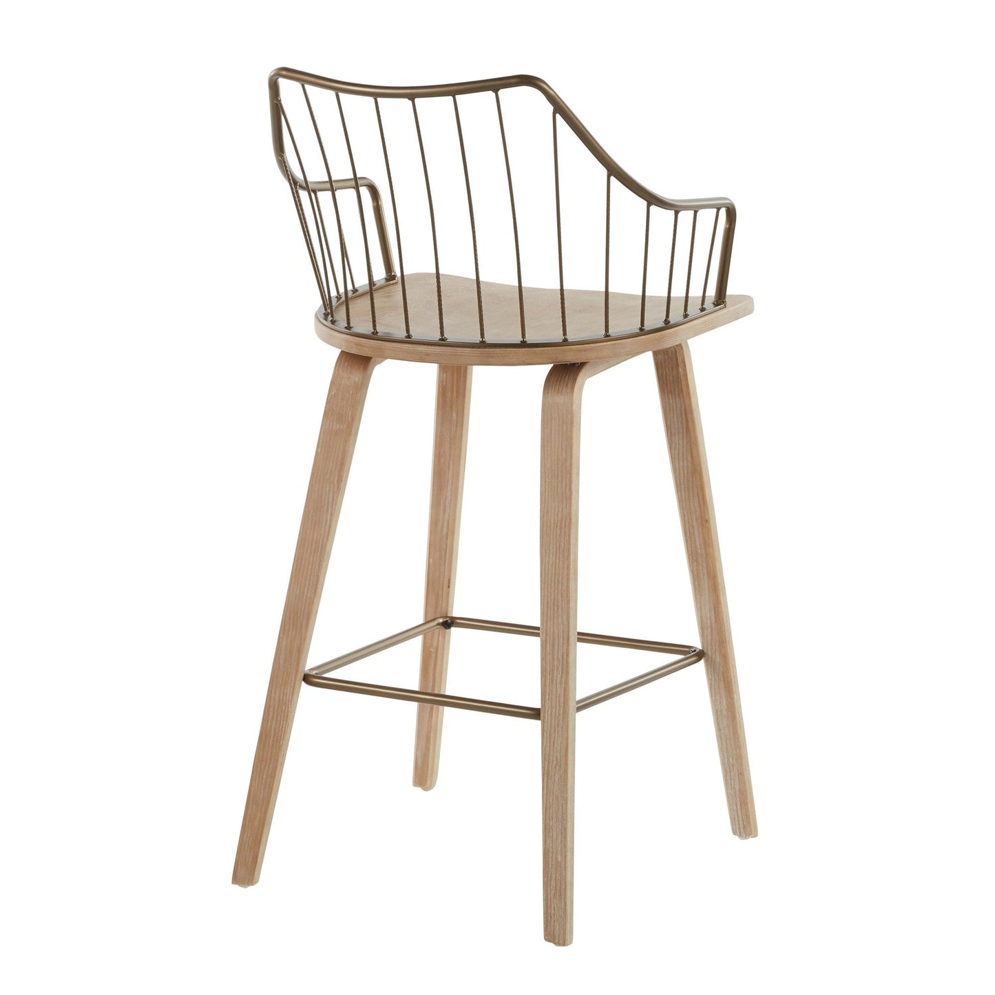Majestic Office Furniture 26" Fixed-Height Counter Stool