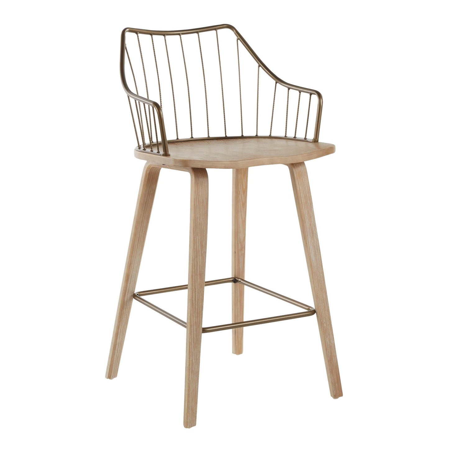 Majestic Office Furniture 26" Fixed-Height Counter Stool