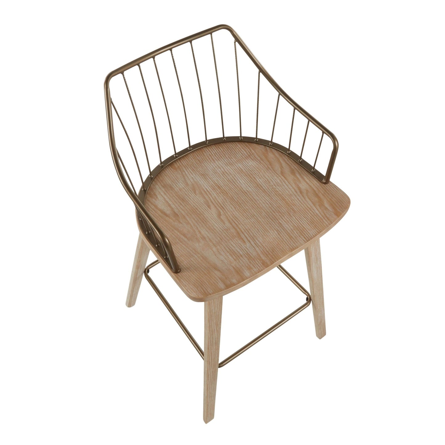 Majestic Office Furniture 26" Fixed-Height Counter Stool