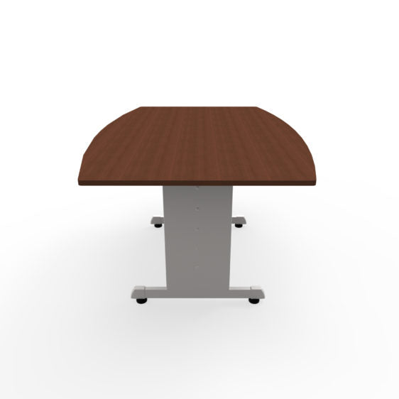 Boat Shape Conference Table, Seats 6, 60”Wx40”D