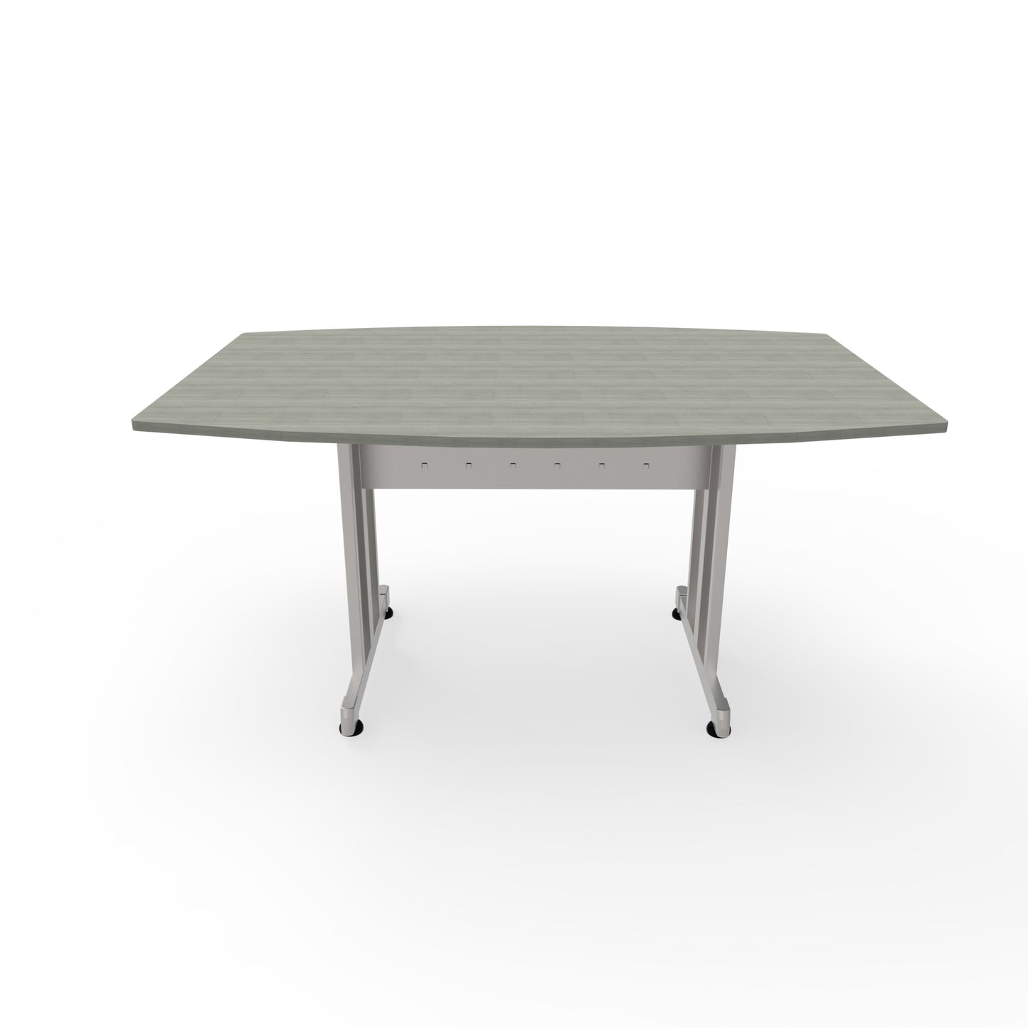 Boat Shape Conference Table, Seats 6, 60”Wx40”D
