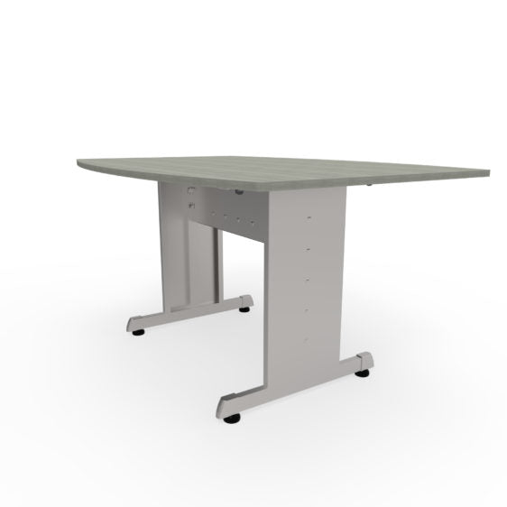 Boat Shape Conference Table, Seats 6, 60”Wx40”D