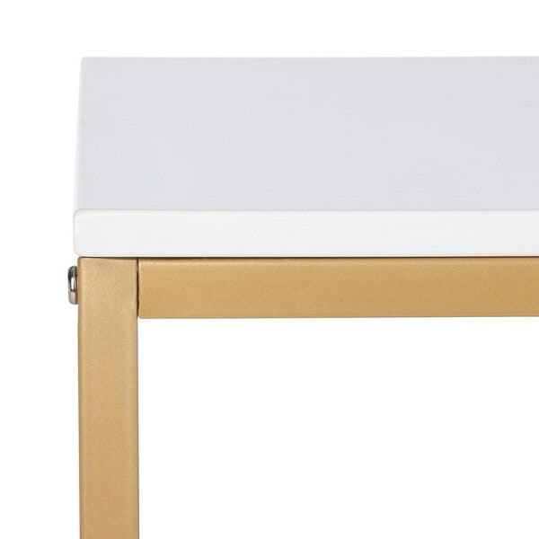 Viv Glossy Wooden Desk