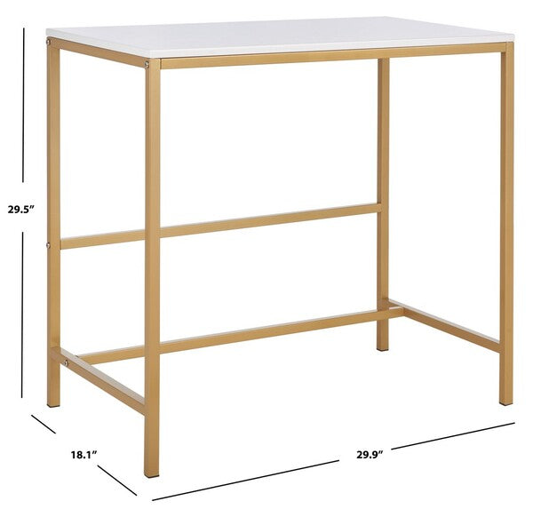 Viv Glossy Wooden Desk