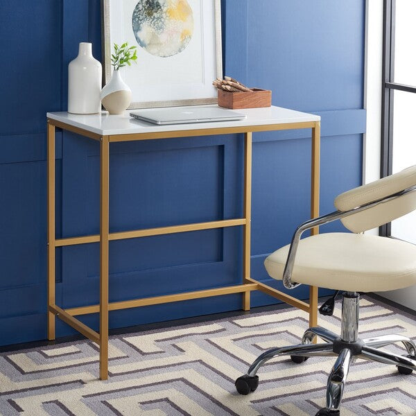 Viv Glossy Wooden Desk