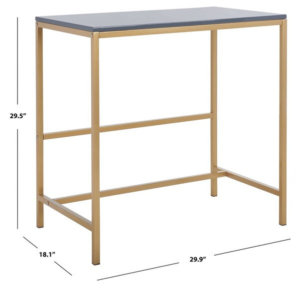 Viv Glossy Wooden Desk