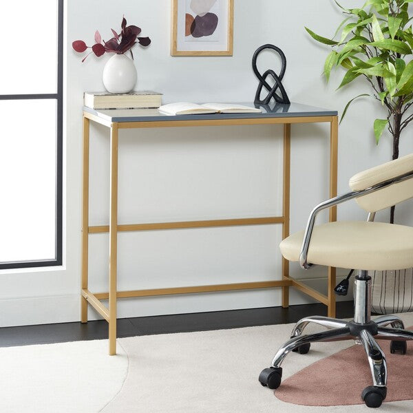 Viv Glossy Wooden Desk
