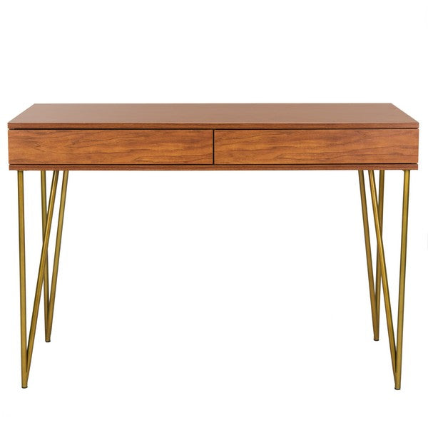 Pine Two Drawer Desk