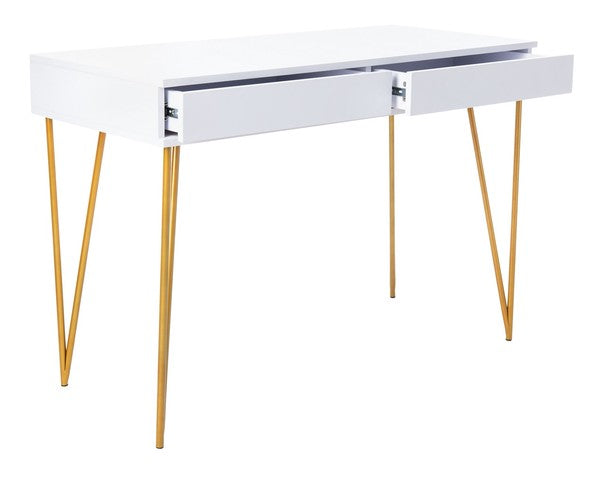 Pine Two Drawer Desk