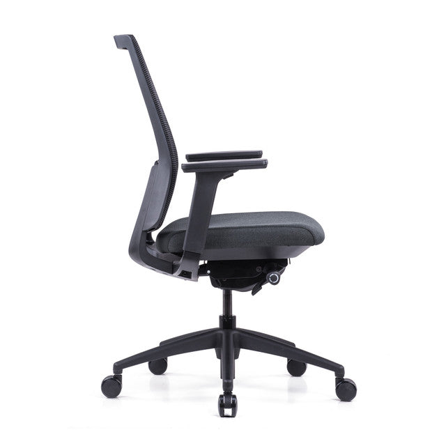 OfficeSource | Palma | High Back, Ribbed Mesh Task Chair & Headrest