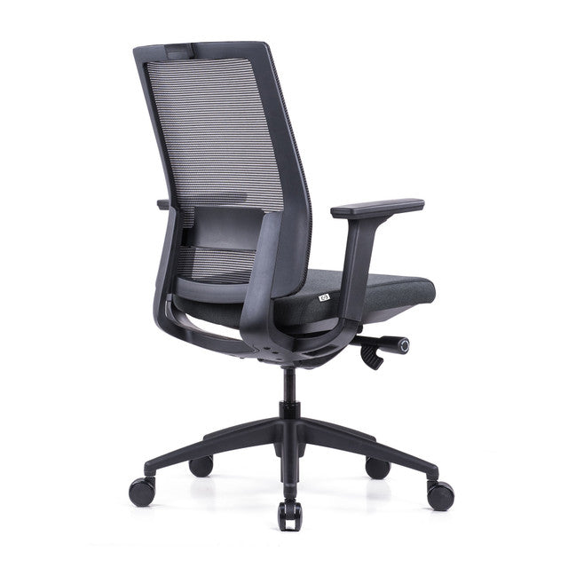 OfficeSource | Palma | High Back, Ribbed Mesh Task Chair & Headrest