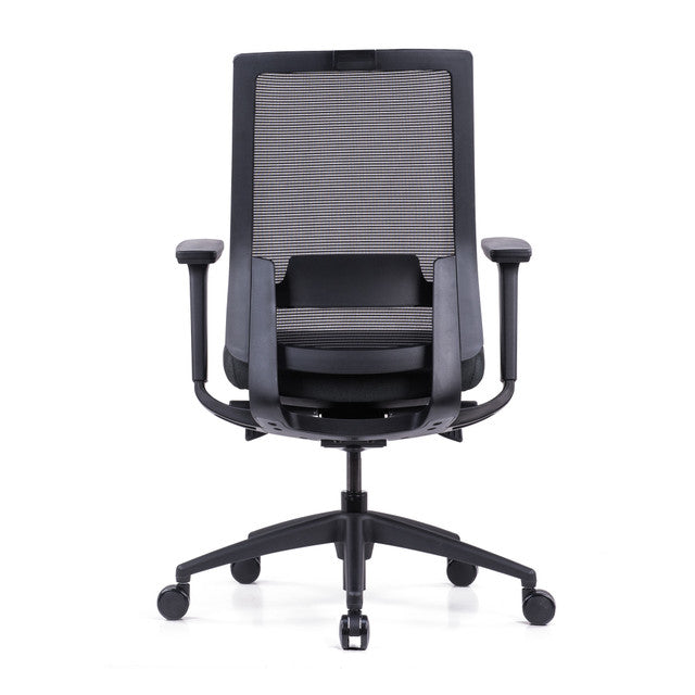OfficeSource | Palma | High Back, Ribbed Mesh Task Chair & Headrest