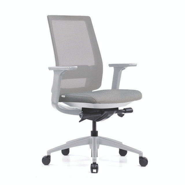 OfficeSource | Palma | High Back, Ribbed Mesh Task Chair & Headrest
