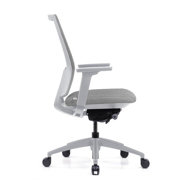 OfficeSource | Palma | High Back, Ribbed Mesh Task Chair & Headrest