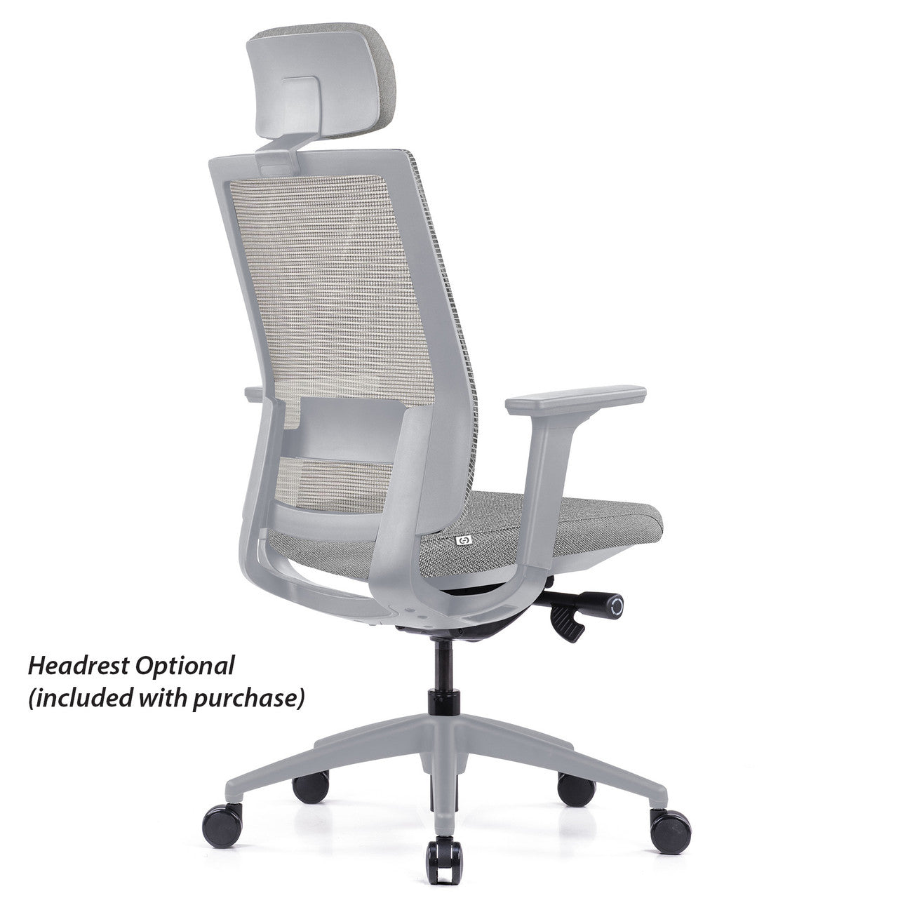 OfficeSource | Palma | High Back, Ribbed Mesh Task Chair & Headrest