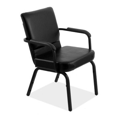 OfficeSource | OS Big & Tall | Big and Tall Guest Chair with Black Frame