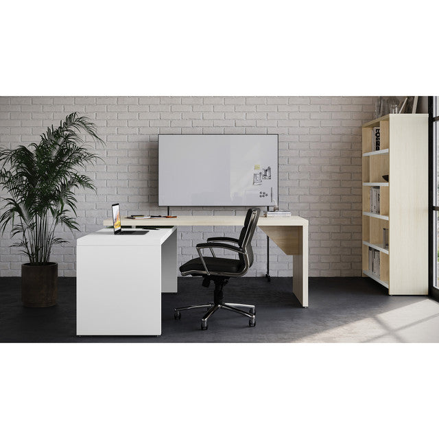 OfficeSource Lucca L Shape Desk with Reversible Return