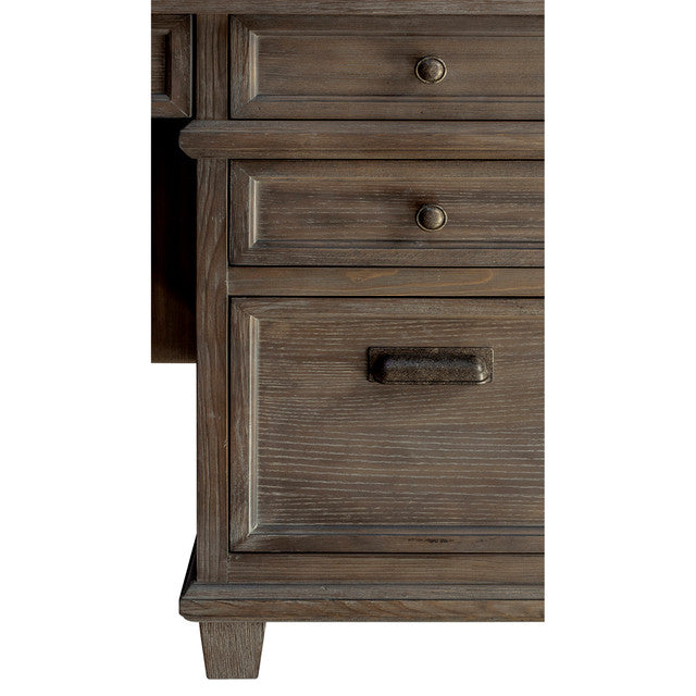 OfficeSource | Monroe | Double Pedestal Desk