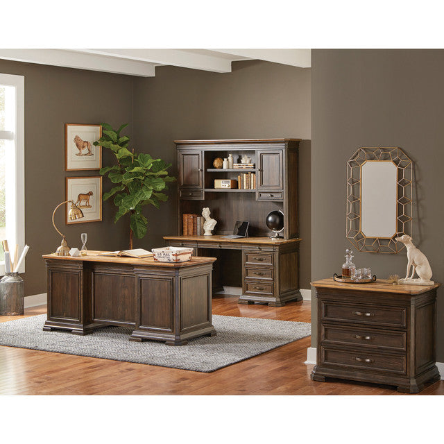 OfficeSource Westwood Collection Double Pedestal Desk