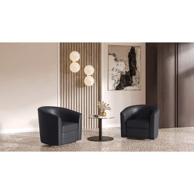OfficeSource | Round | Swivel Club Chair
