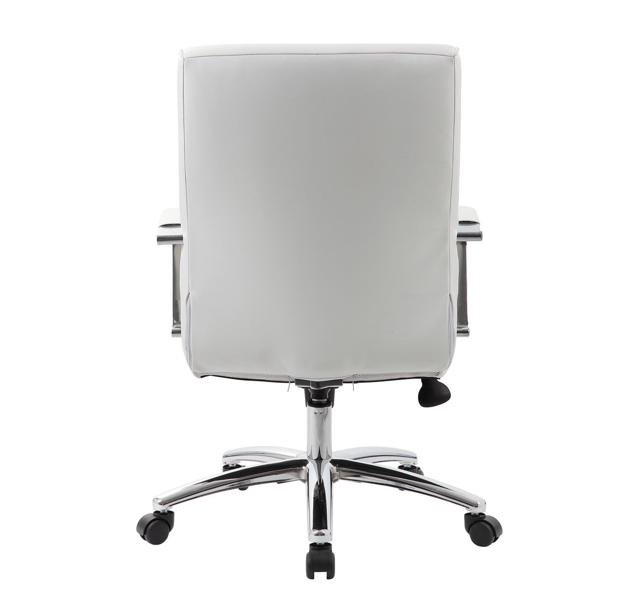 OfficeSource | Studio | Mid Back Chair with Chrome Frame