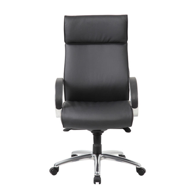 OfficeSource | Prestige | Executive High Back Chair w/Chrome Frame & Base