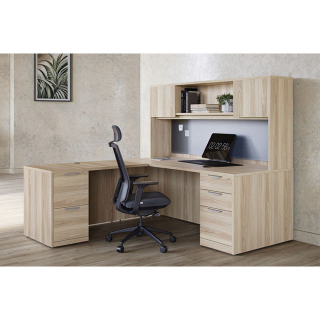 OfficeSource | Palma | High Back, Ribbed Mesh Task Chair & Headrest