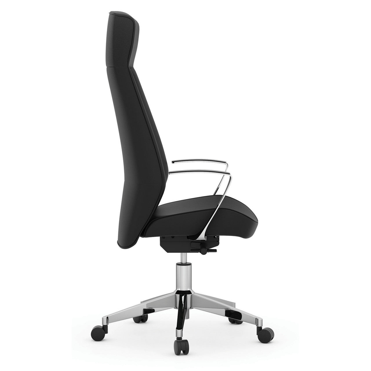 OfficeSource | Empire Collection | Executive Leather High Back with Chrome Frame