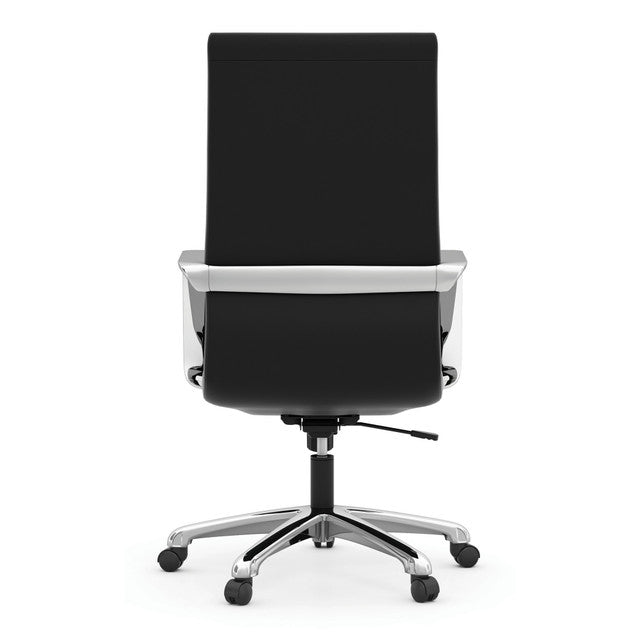 OfficeSource | Tre Lite Collection | Executive High Back Chair with Chrome Frame