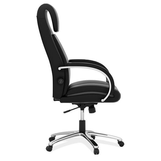OfficeSource | Bradley | Executive High Back Chair with Chrome Frame