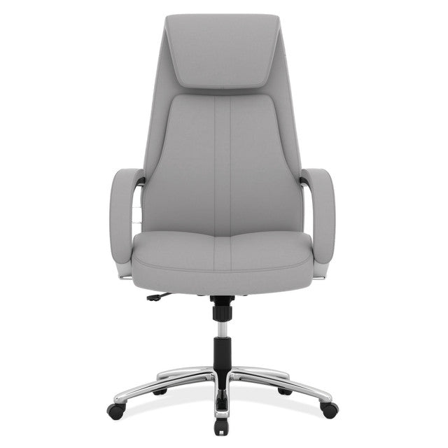 OfficeSource | Bradley | Executive High Back Chair with Chrome Frame