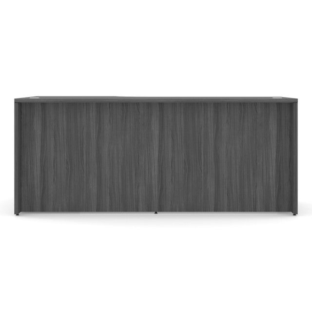 OfficeSource OS Laminate Collection Straight Front Desk with Right Corner Extension