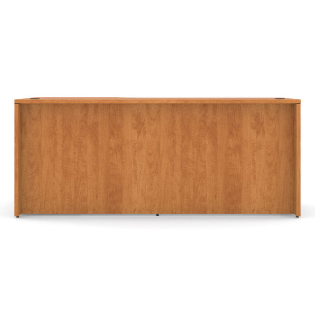 OfficeSource OS Laminate Collection Straight Front Desk with Right Corner Extension