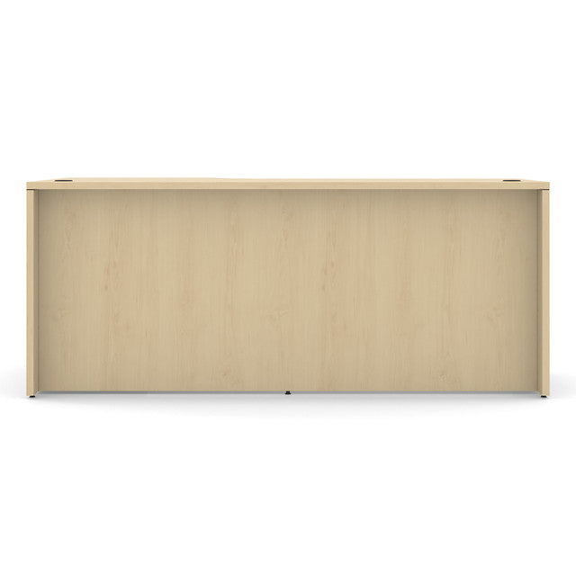 OfficeSource OS Laminate Collection Straight Front Desk with Right Corner Extension